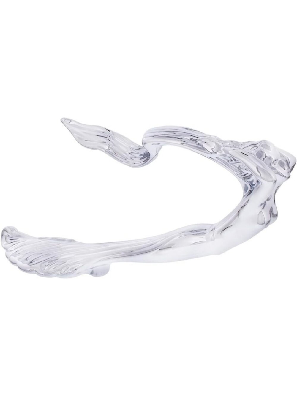 Chrome Die-Cast Flying Goddess Hood Ornament - Triple Plated, Detailed Design